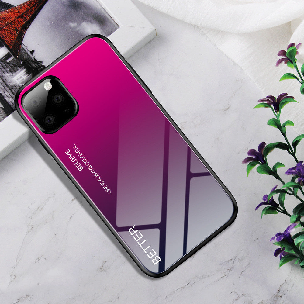 Customized Gradient Glass Phone Case Customized Gradient Glass Phone Case